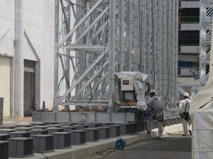 大型テント移送用油圧システム